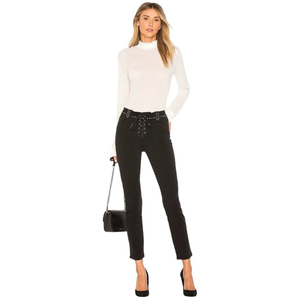 Paige Studded Joannie Arden Ankle Peg Jeans